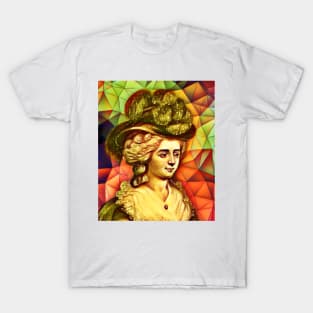 Frances Burney Snow Portrait | Frances Burney Snow Artwork 10 T-Shirt